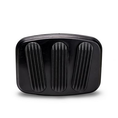 Lokar Black Billet Brake or Clutch Pedal Pad | Small | 66-96 Bronco, 63-96 Ford Truck