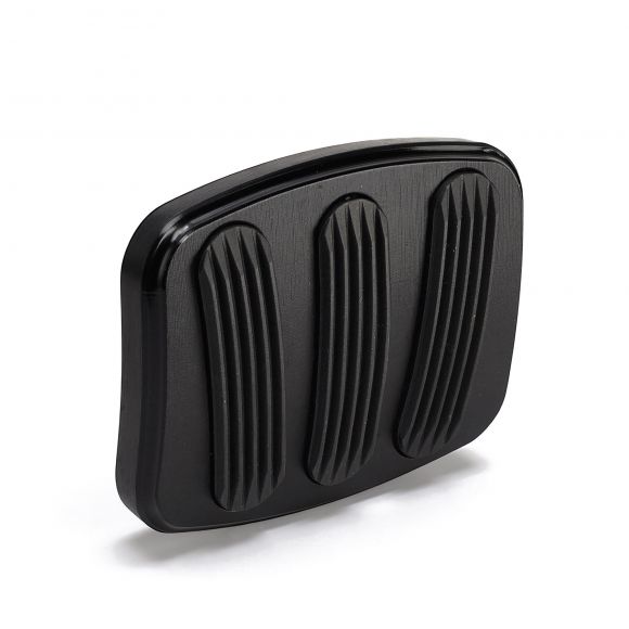 Lokar Black Billet Brake or Clutch Pedal Pad | Small | 66-96 Bronco, 63-96 Ford Truck