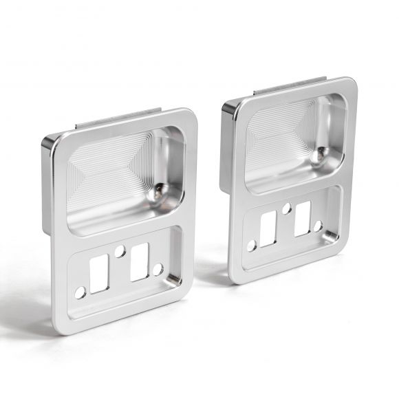 Billet Door Handle Cups | Pair | 1968-77 Bronco, 1968-72 Ford Truck