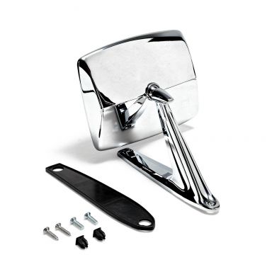 Door Side Mirror | OE Type Chrome | 1968-79 Bronco, 1967-79 Ford Truck