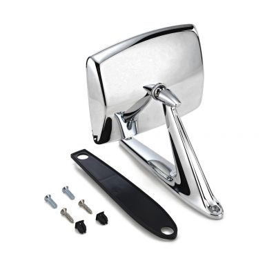 Door Side Mirror | OE Type Chrome | 1968-79 Bronco, 1967-79 Ford Truck