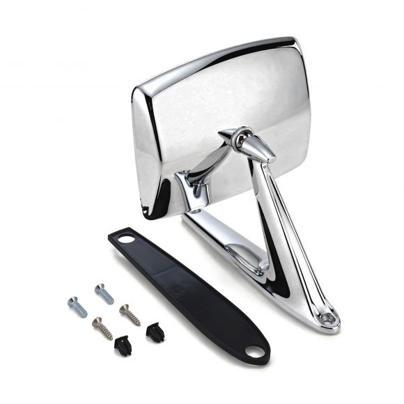 Door Side Mirror | OE Type Chrome | 1968-79 Bronco, 1967-79 Ford Truck