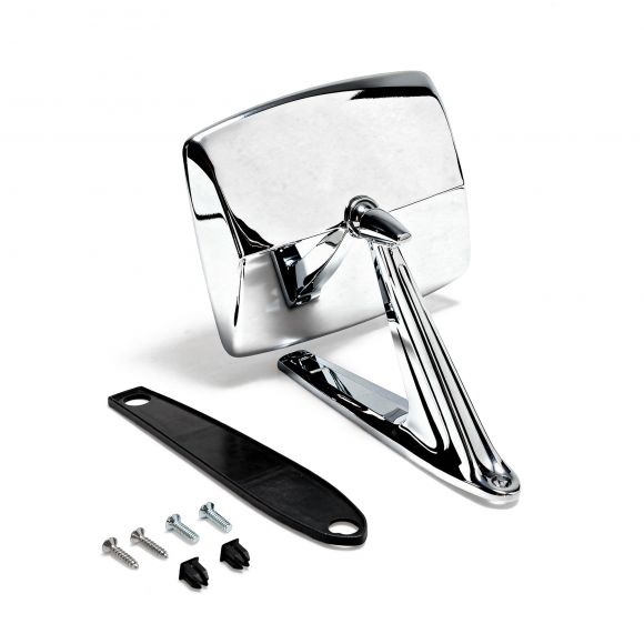 Door Side Mirror | OE Type Chrome | 1968-79 Bronco, 1967-79 Ford Truck