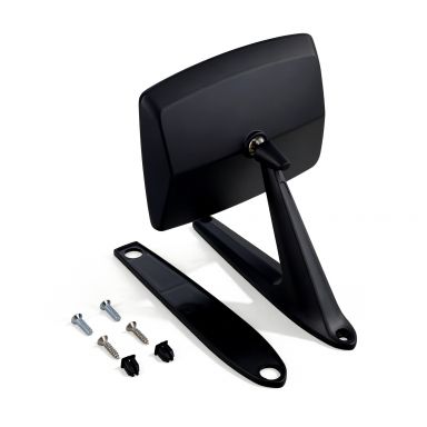 Door Side Mirror | Black Satin | 1968-79 Bronco, 1967-79 Ford Truck