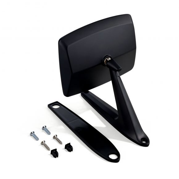 Door Side Mirror | Black Satin | 1968-79 Bronco, 1967-79 Ford Truck