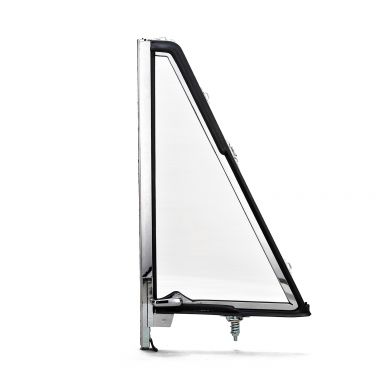 Chrome Vent Window Assembly | LH Driver | 1966-77 Ford Bronco