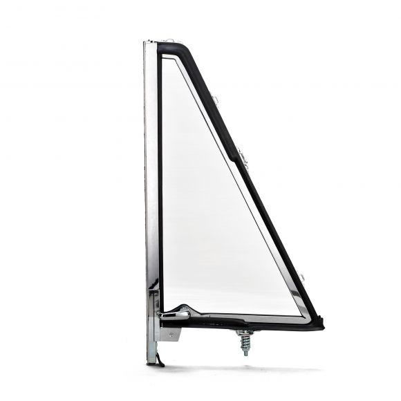 Chrome Vent Window Assembly | LH Driver | 1966-77 Ford Bronco