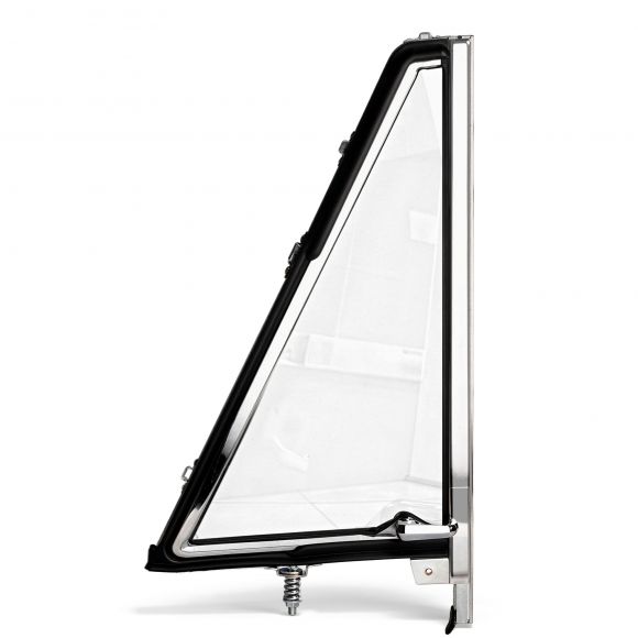 Chrome Vent Window Assembly | RH Passenger | 1966-77 Ford Bronco