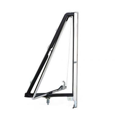 Chrome Vent Window Assembly | RH Passenger | 1966-77 Ford Bronco