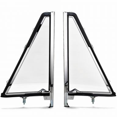 Chrome Vent Windows | PAIR | 1968-77 Ford Bronco - also fits 1966-67