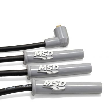 MSD 8.5mm Super Conductor Spark Plug Wires Set | Black | 31193