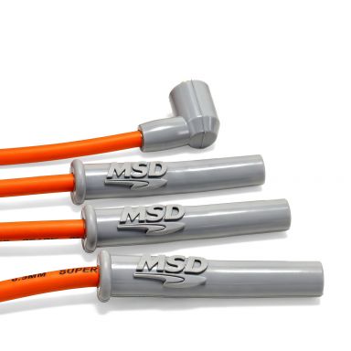 MSD 8.5mm Super Conductor Spark Plug Wires Set | Red | 31199