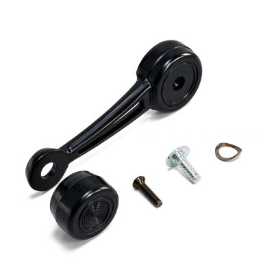 Black Window Crank Handle + Knob | Each | 1968-79 Ford Bronco & Truck