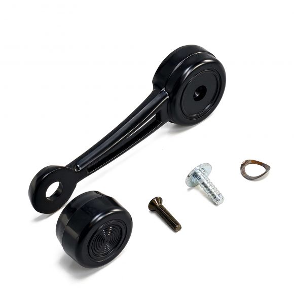 Black Window Crank Handle + Knob | Each | 1968-79 Ford Bronco & Truck
