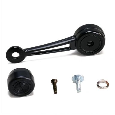 Black Window Crank Handle + Knob | Each | 1968-79 Ford Bronco & Truck
