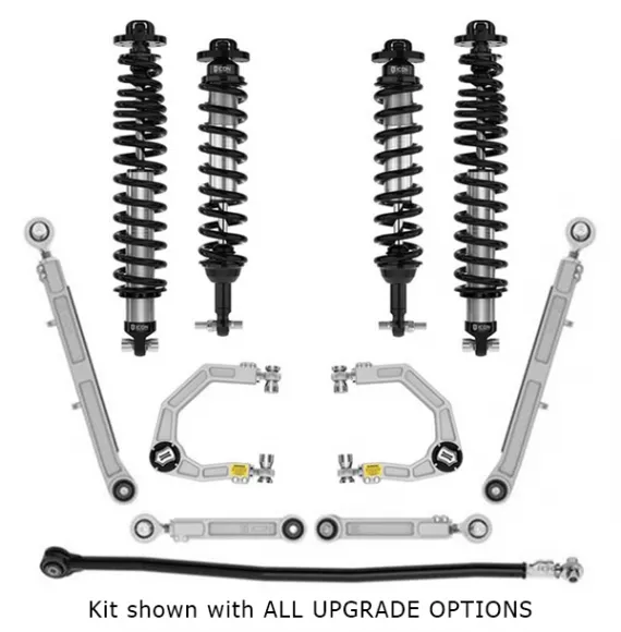 ICON 2-4 inch Suspension Lift Kit | Adjustable Coilovers | 2021+ Ford Bronco