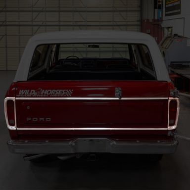 Tailgate Moulding Trim w/ Tail Light Bezels | 1978-79 Ford Bronco