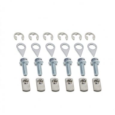 Stage 8 Locking Header Collector Bolts | 3/8-16, Set of 6