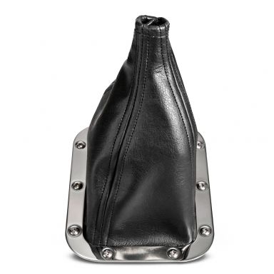 Lokar Shifter Boot + Ring Set | Rectangular | Polished Stainless Trim Ring
