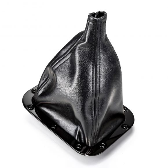 Lokar Shifter Boot + Ring Set | Rectangular | Black Stainless Trim Ring