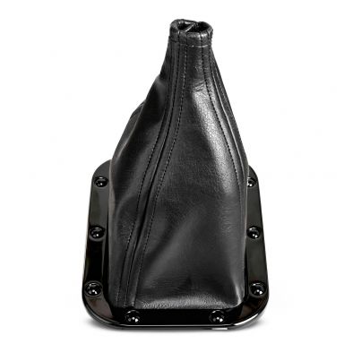 Lokar Shifter Boot + Ring Set | Rectangular | Black Stainless Trim Ring