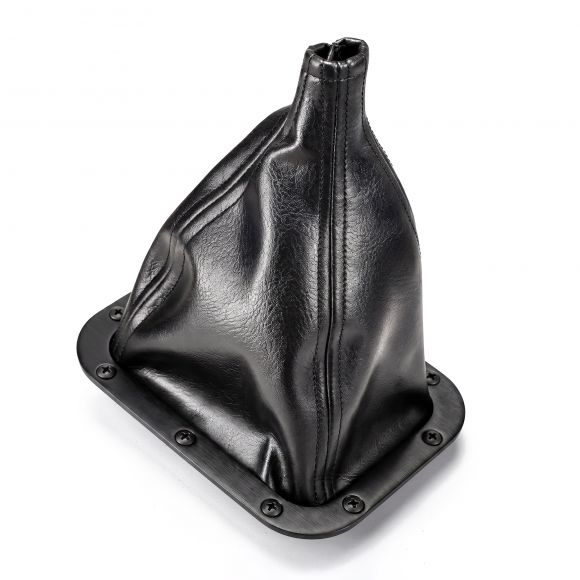 Lokar Shifter Boot + Ring Set | Rectangular | Black Anodized Trim Ring