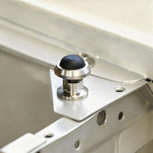 Adjustable Hood Front Bumpers | Stainless, Pair | 1966-77 Ford Bronco