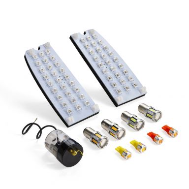 Exterior LED Light Kit + Tail Light Boards | 1970-77 Ford Bronco