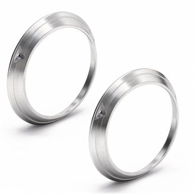 Billet Headlight Rings | Pair | 66-77 Ford Bronco