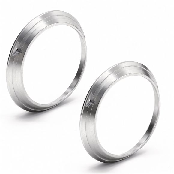 Billet Headlight Rings | Pair | 66-77 Ford Bronco