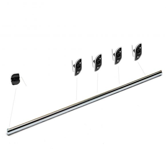 Door Chrome Moulding | RH = LH, Each | 1967-77 Ford Bronco