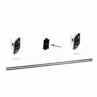Quarter Panel Chrome Moulding | RH Passenger with Tire Rack | 67-77 Ford Bronco