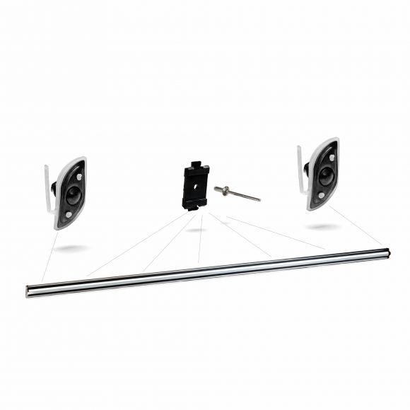 Quarter Panel Chrome Moulding | RH Passenger with Tire Rack | 67-77 Ford Bronco