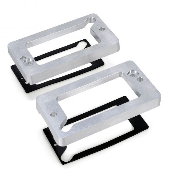 Billet Turn Signal Pad Bezels | Clear Anodized | 1969-77 Ford Bronco