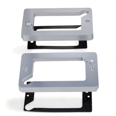 Billet Turn Signal Pad Bezels | Clear Anodized | 1969-77 Ford Bronco