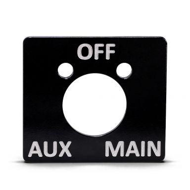Manual Fuel Tank Selector Valve Indicator Plate | 1966-77 Ford Bronco
