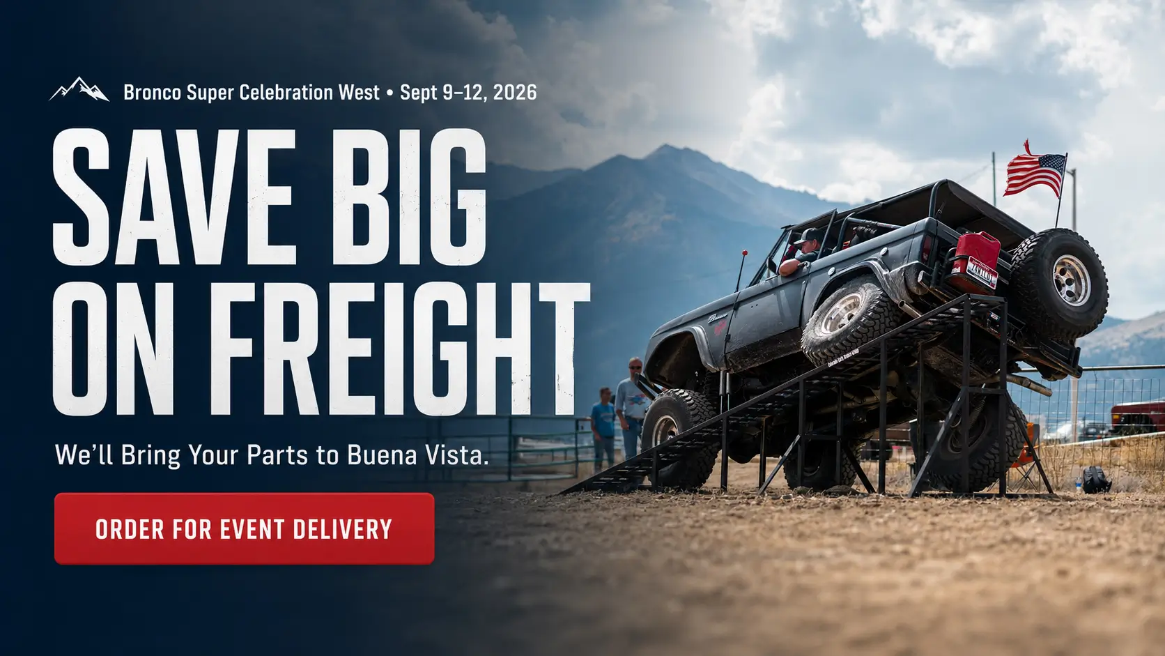 Order ahead for Bronco Super Celebration West event delivery