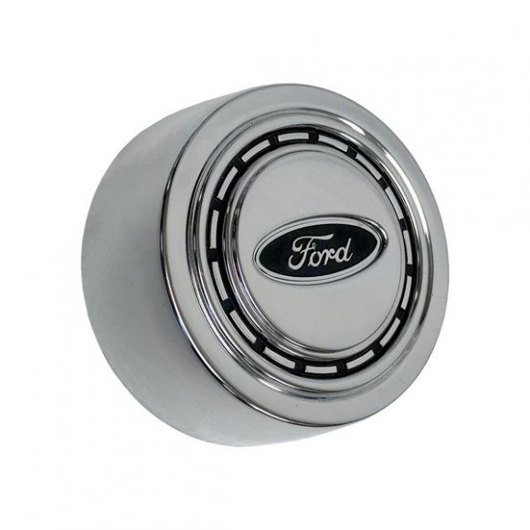 Horn Button Chrome For 66-73 Steering Wheel