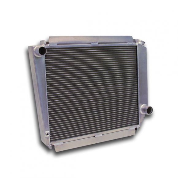 Ron Davis Aluminum Radiator, SBF V8, 66-77 Ford Bronco