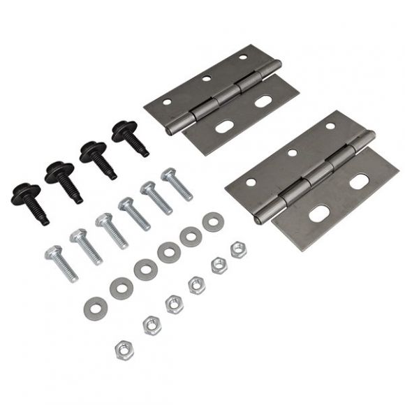 Stainless Steel Hood Hinges, 66-77 Ford Bronco