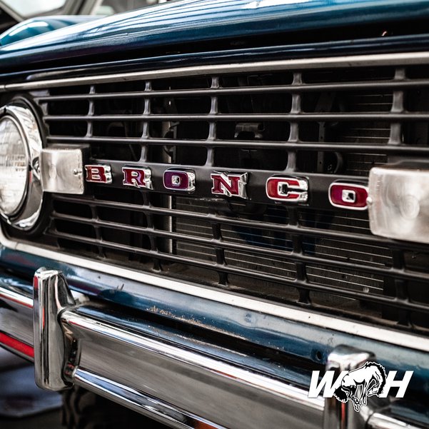 Graphic Express Grille Letter Decal Set – Red – Fits 1966-1977 Ford Bronco N740-RD 4 thumbnail image