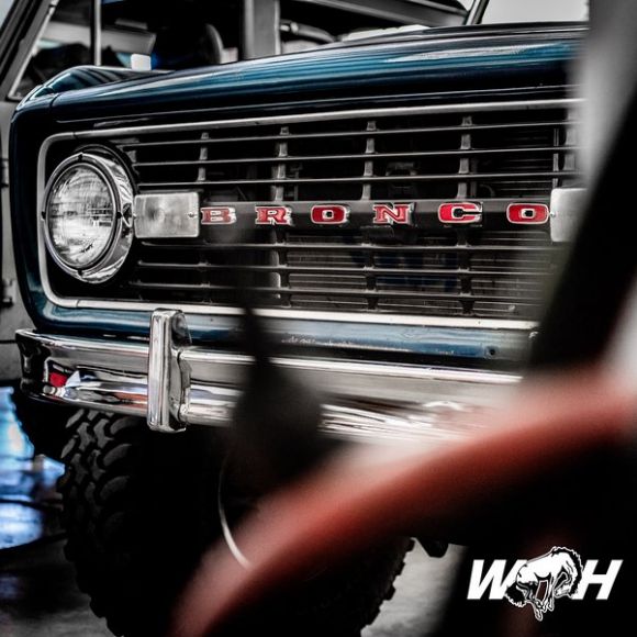 BRONCO Grille Letters, 66-77 Ford Bronco