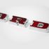 Chrome Ford Grille Letters with Deep Red Inserts, 67-77 Ford Bronco