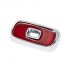 Chrome Ford Grille Letters with Deep Red Inserts, 67-77 Ford Bronco