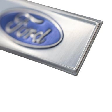 Ford Oval Emblem Decal on Driver Inner Rocker, 68-77 Ford Bronco