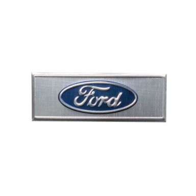 Ford Oval Emblem Decal on Driver Inner Rocker, 68-77 Ford Bronco