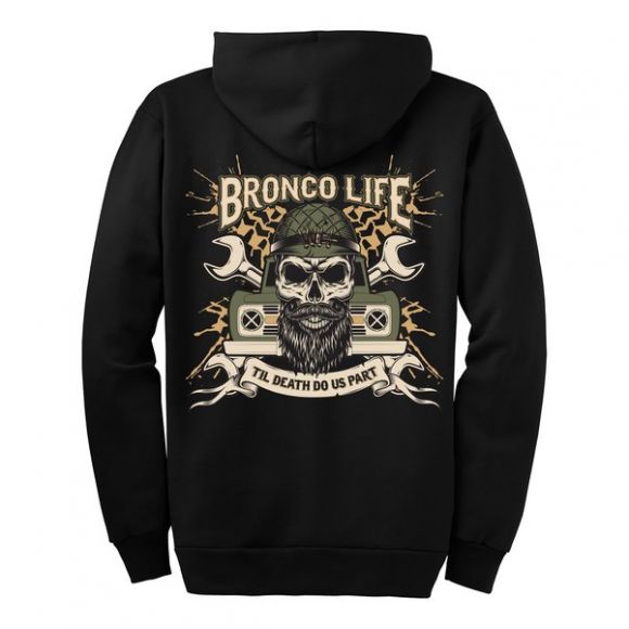 WILD HORSES 4x4 'Til Death Do Us Part' Black Hoodie