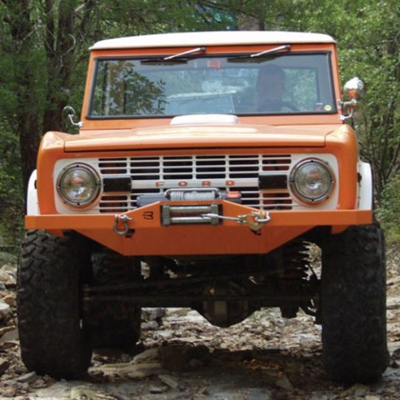 Bailie Bilt Front Modular Winch Bumper, 66-77 Ford Bronco