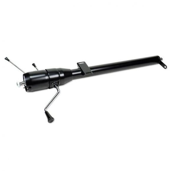 Black Tilt Steering Column - Automatic Column Shifter, 2.25 inch OD
