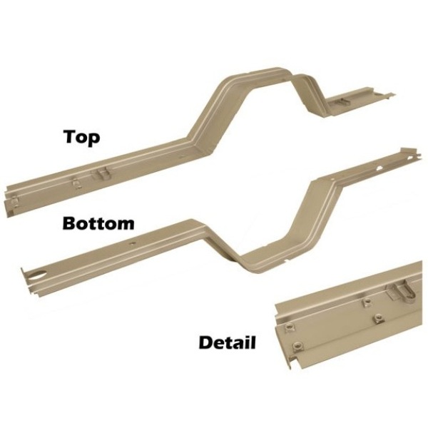 Early Bronco Floor Pan Cross Supports